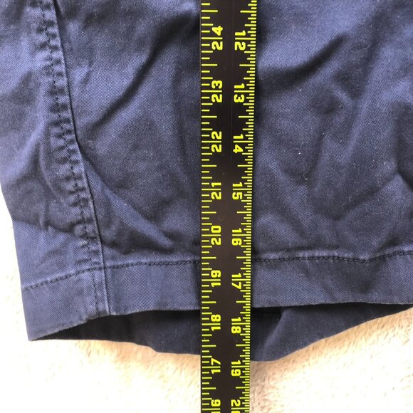 J.Crew Womens Shorts Size 12 Chino Casual Flat Front Summer Classic Navy Blue - Picture 4 of 13